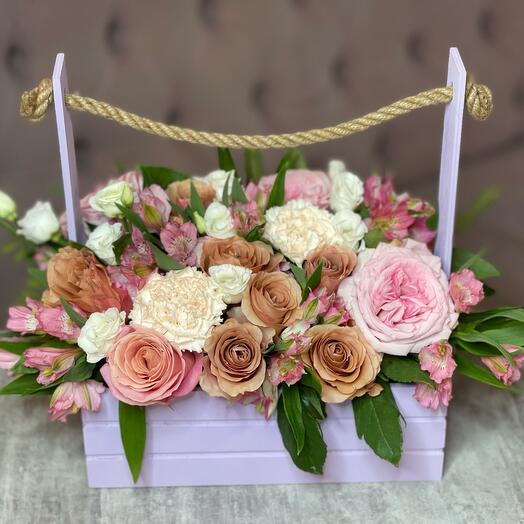 Ящик с цветами 344