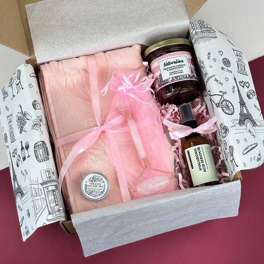Gift set "to Paris" as a gift for a birthday to a woman, girlfriend, colleague, teacher