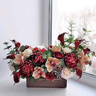 Яркий цветочный ящик 🌸🌿