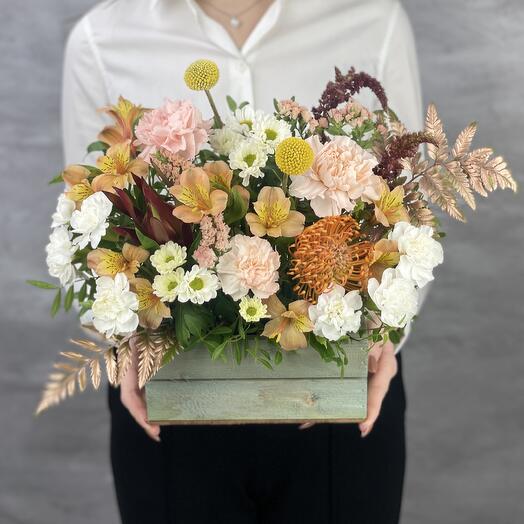 Flowers in the Liverpool box