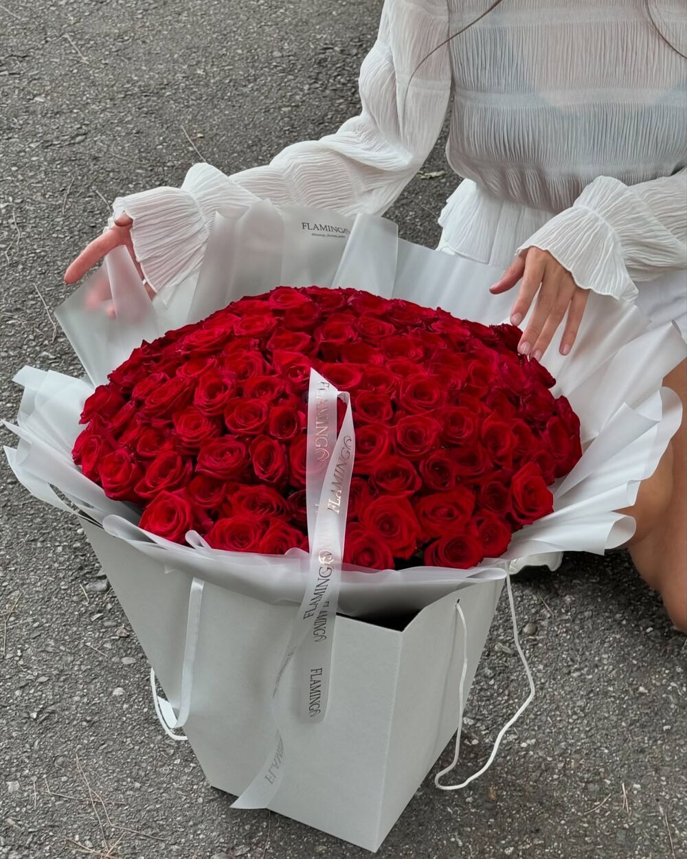 1001 красная роза идеальная 🌹💖