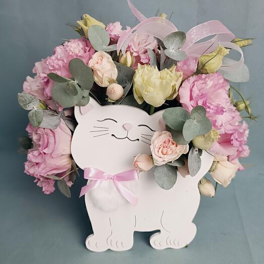 Flower cat
