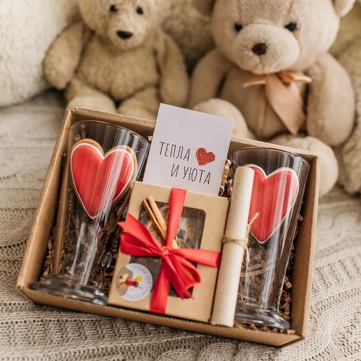 Gift set "Mulled wine for two" on the anniversary, wedding