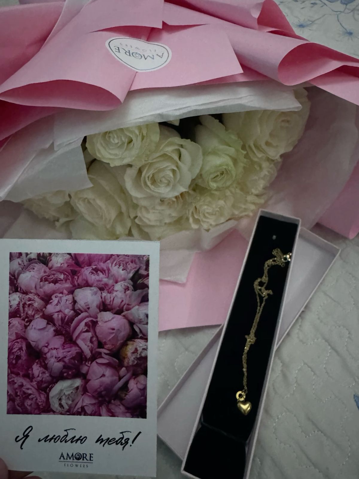 21 белая роз