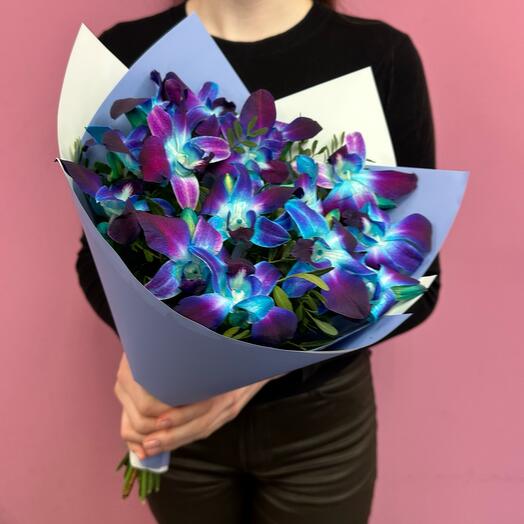 Букет космических орхидей дендробиум