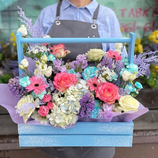 Композиция в ящике