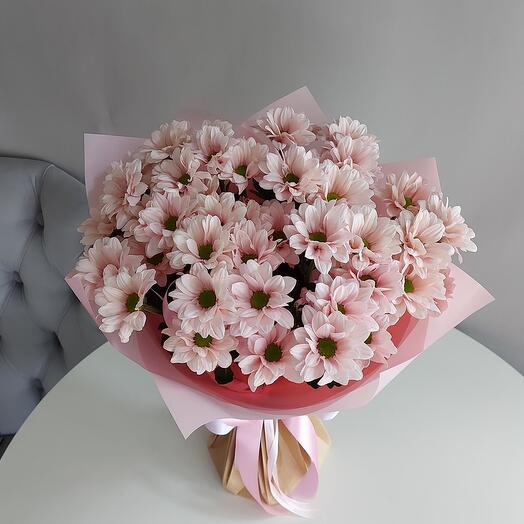 Букет Розовые ромашки - S. Invaza