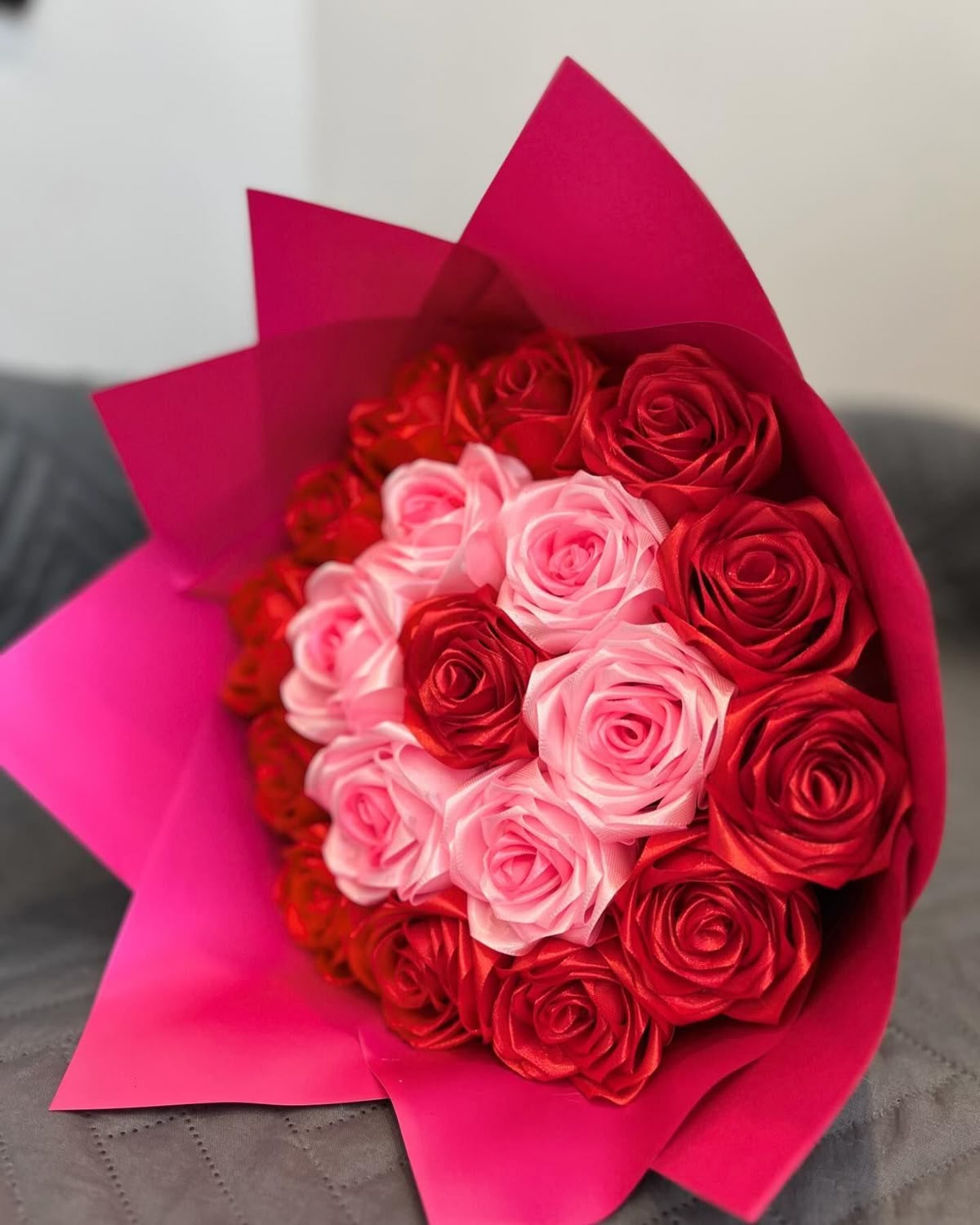 51 розовая роза 50 см элегантная 🌹