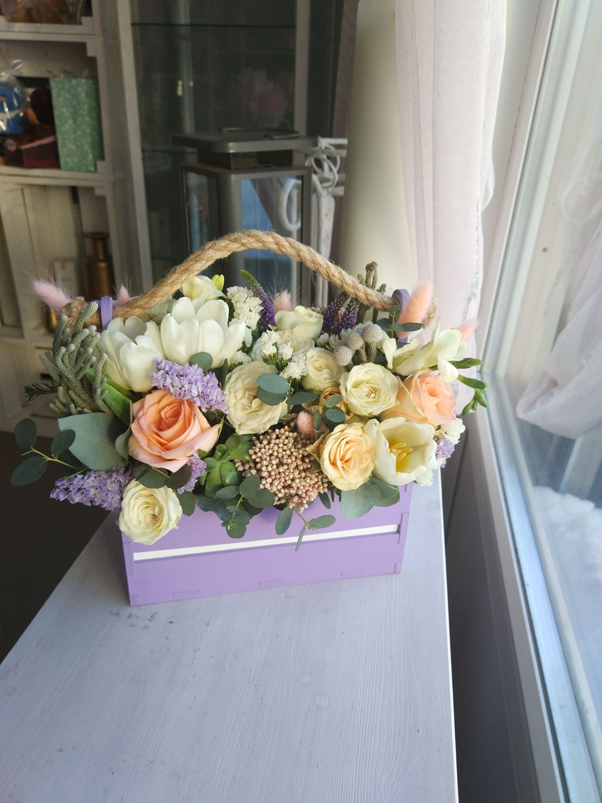 Уютный цветочный ящик 🏡🌼