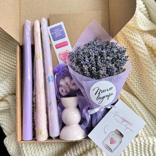 Women's gift set: for a girl, friends, sisters, mothers "warmth and comfort"