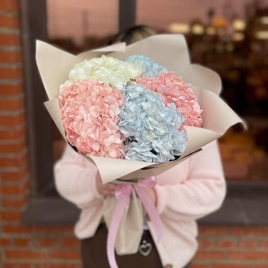 Bouquet of hydrangeas "Air Kiss"