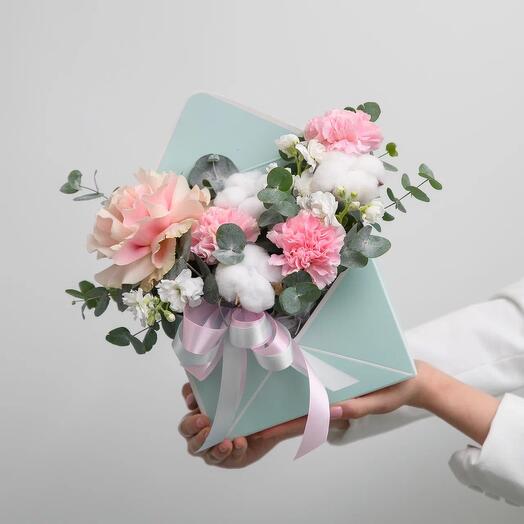 Flower envelope "Mint"