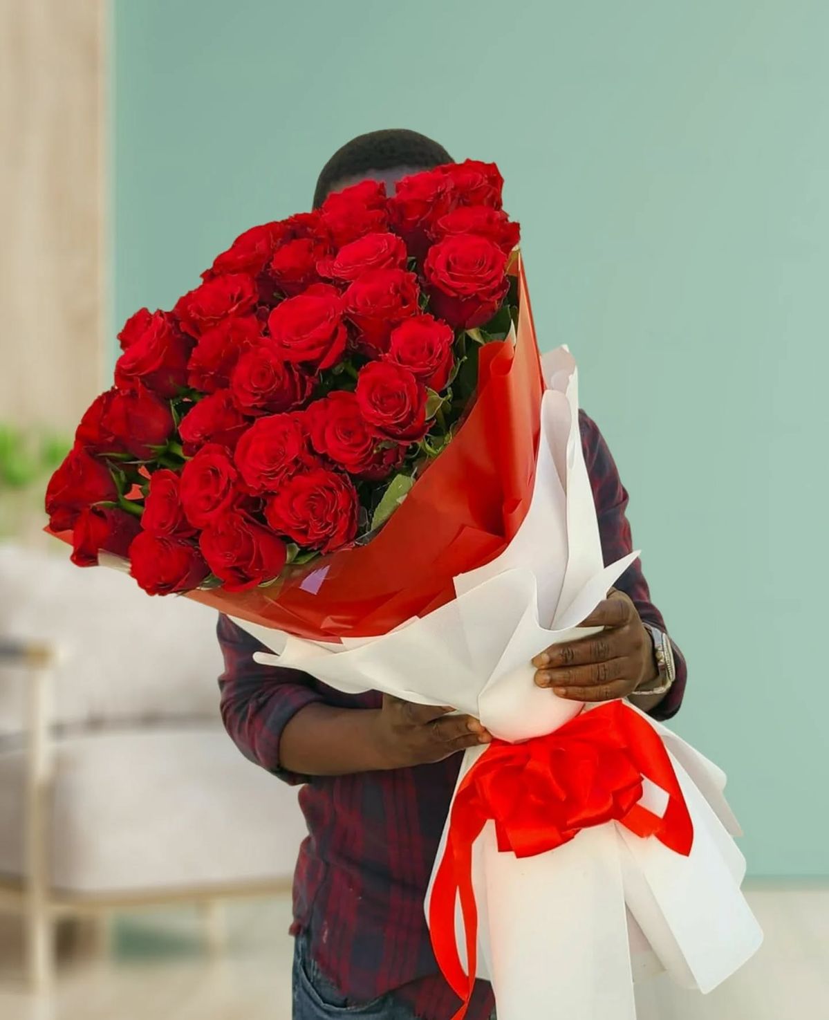 51 Red Roses Luxurious 💎