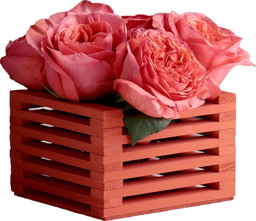 Нежный цветочный ящик 🌼💖