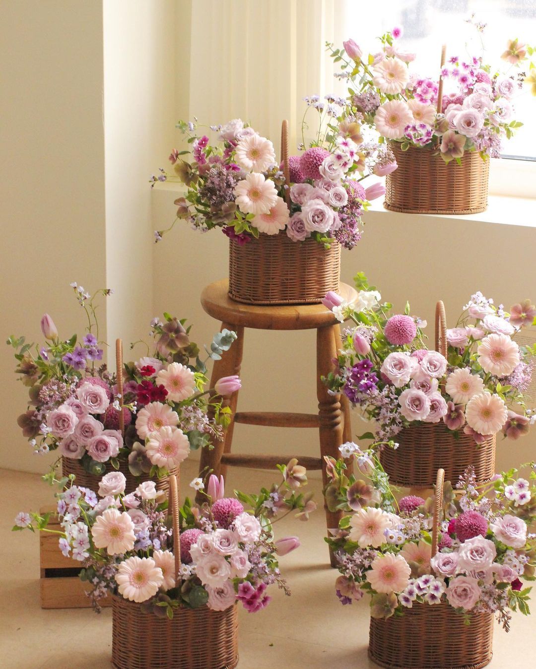 Весенняя корзина с цветами 🌼