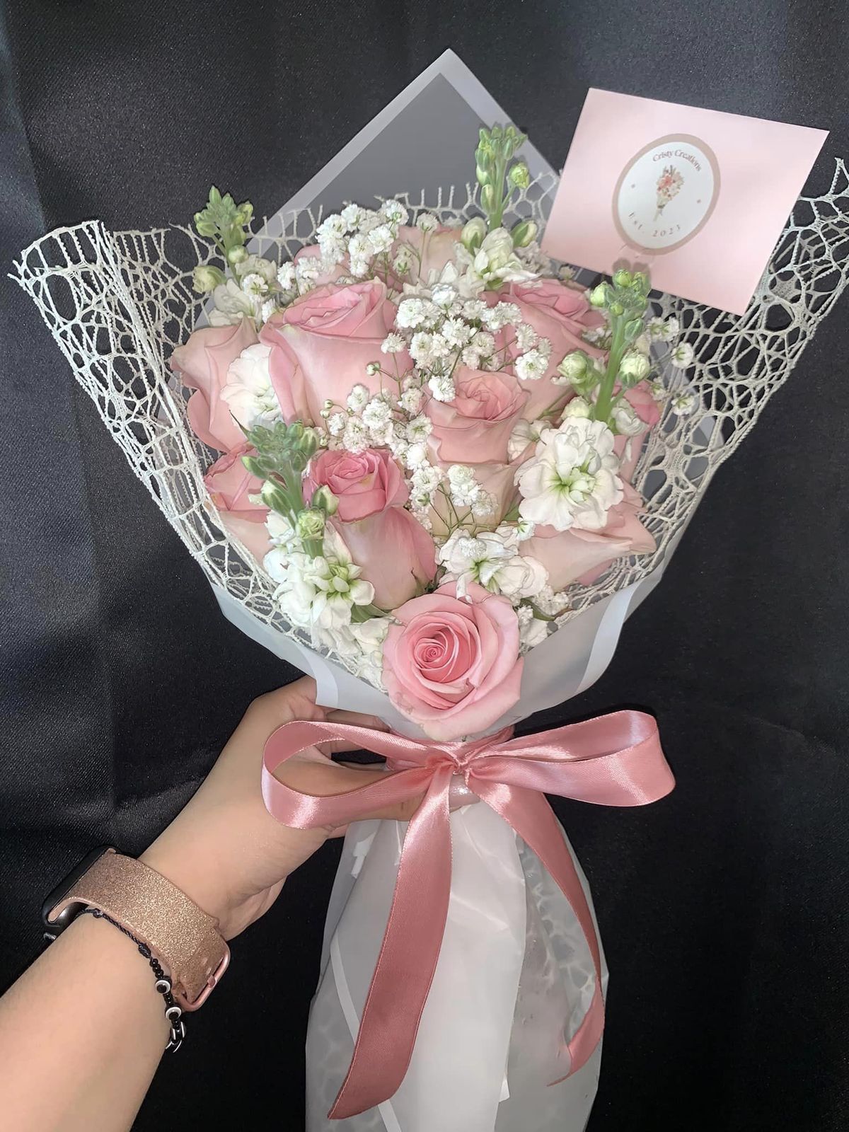 31 pink roses
