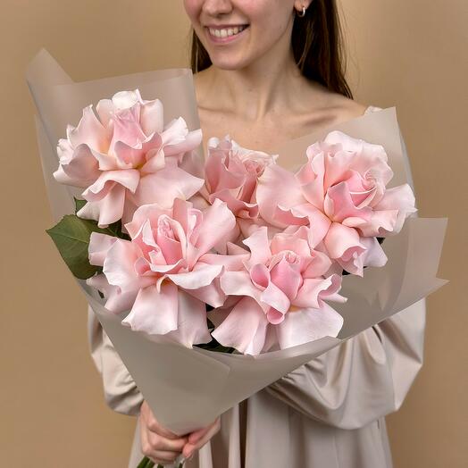 Розовые французские розы "Французская романтика"