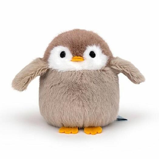 Мягкая игрушка Пингвин Пухляш для девочек и мальчиков / Плюшевый Пингвиненок для детей KiDWoW хаки 11см
