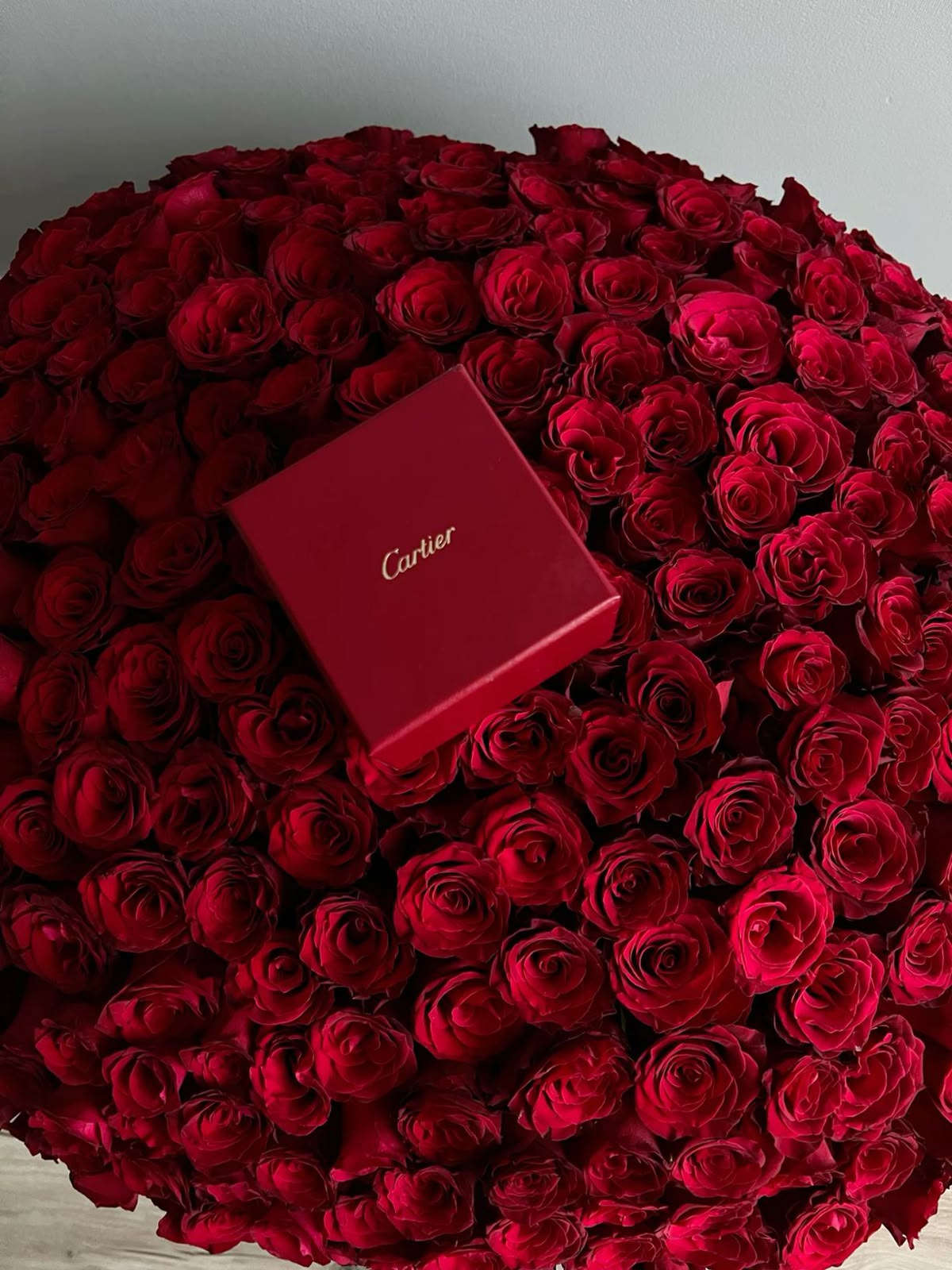 101 красная роза идеальная 🌹💖