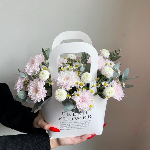 Flower handbag "Bright feelings"