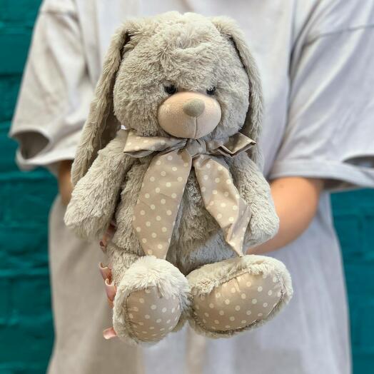 Soft toy "Charlie" Gray 25 cm