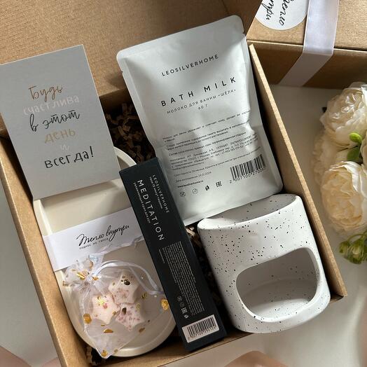 Gift set "Be happy" for girls, girls, mothers