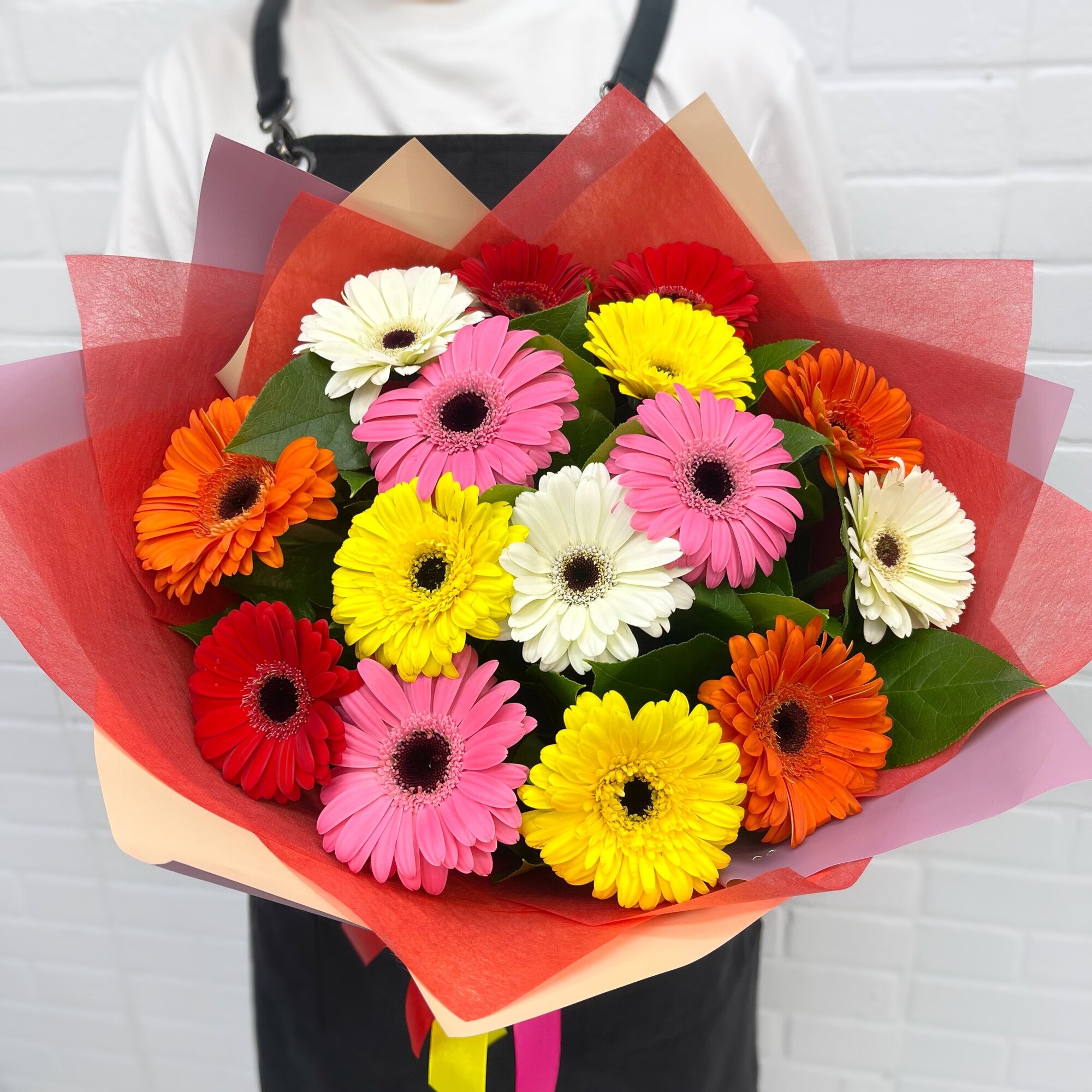 15 gerberas