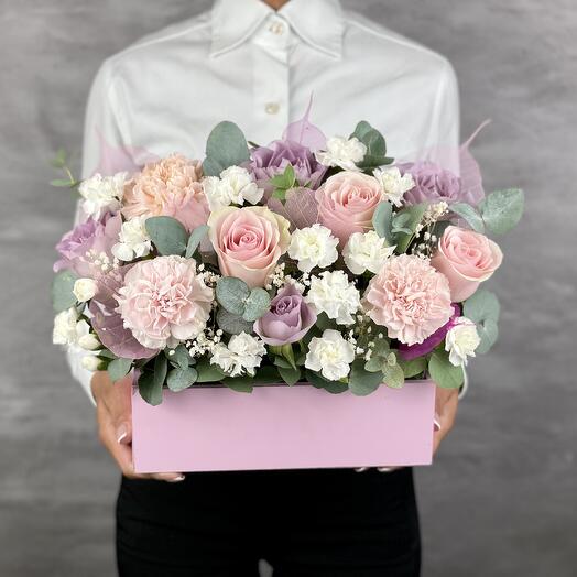 Розы в ящике Белиссимо