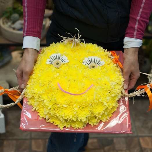 Figure from the flowers "Smiley-Kokokat"