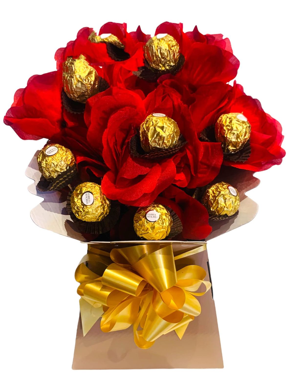 Праздничная коробка с цветами 🎉