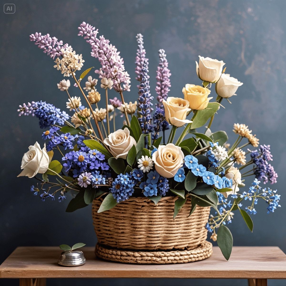 Летняя корзина с цветами 🌞