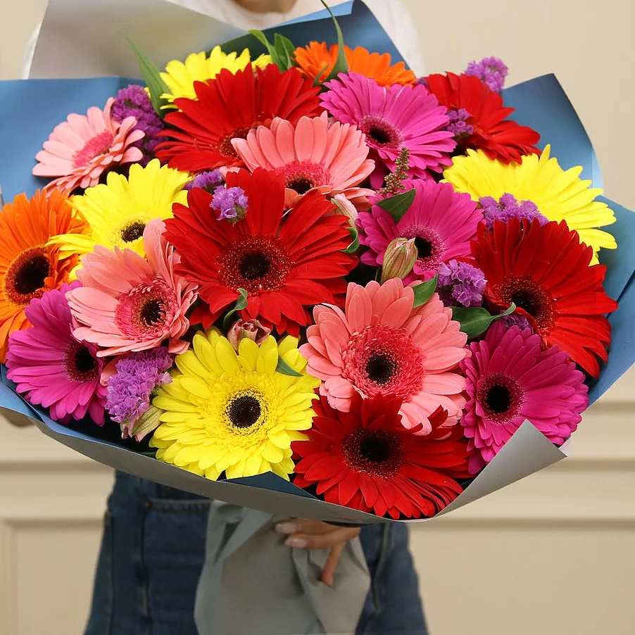 21 gerberas