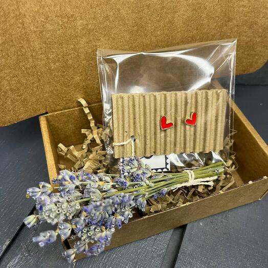 🌸 A charming gift: Stylish mini-Earrings-Gvozdiki in the form of cute scarlet anime-ceremony