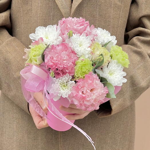 Нежная композиция в стаканчике