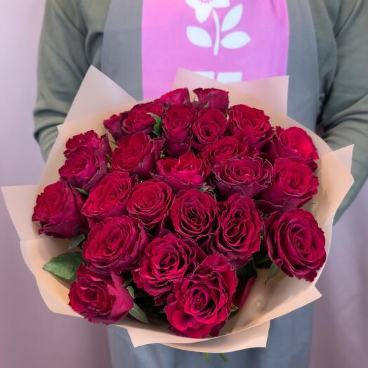 Bouquet of 25 red roses