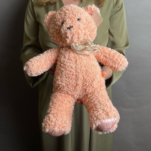 Soft toy pink bear 35cm