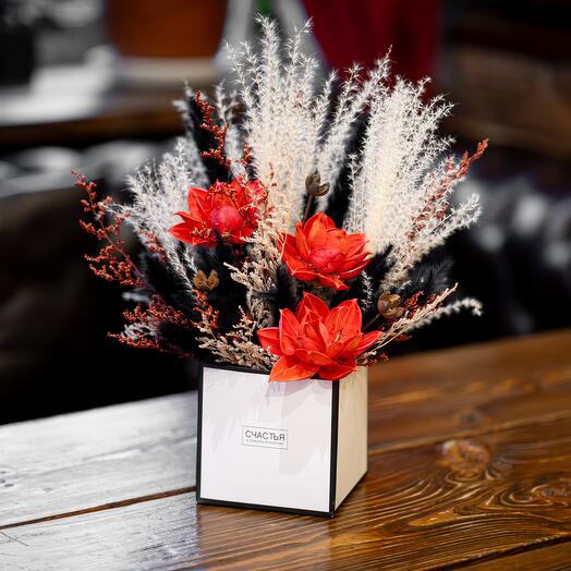 Decor of dried flowers "Poem of Nature"