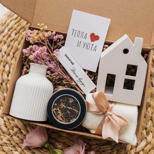 Подарок девушке на день рождения «Тепла и уюта», домик