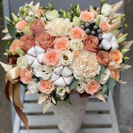 Композиция в коробке «Капучино»