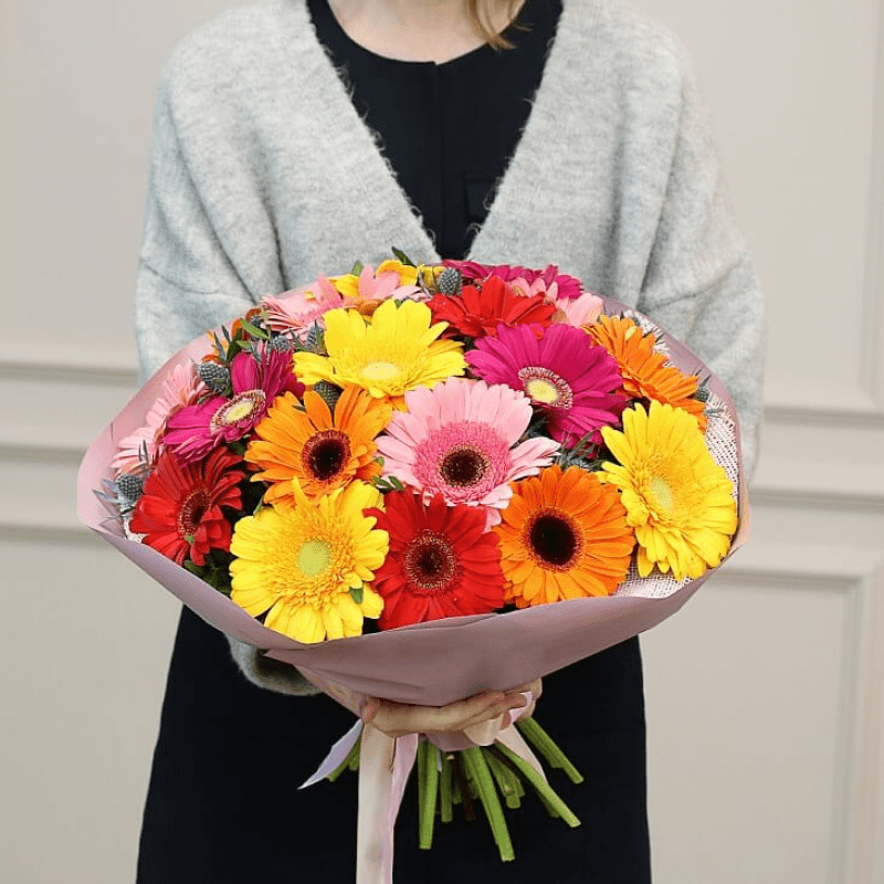 15 gerberas