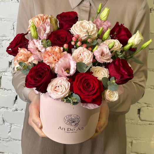 Flowers in the box "Mania of perfection"