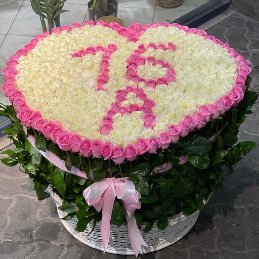 Rose basket 16