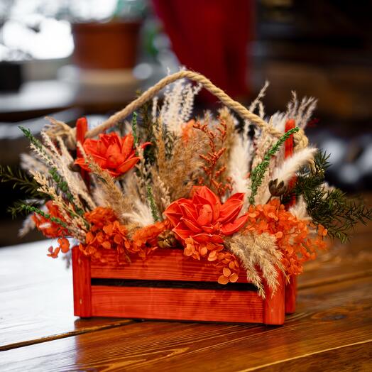 Композиция для интерьера «Пылающий восторг»