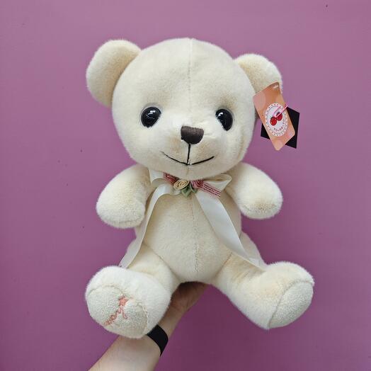 Мягкая игрушка бежевый мишка