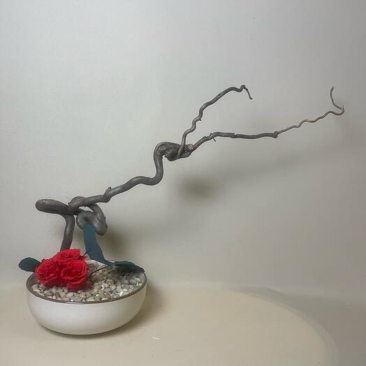 Ikebana is winding