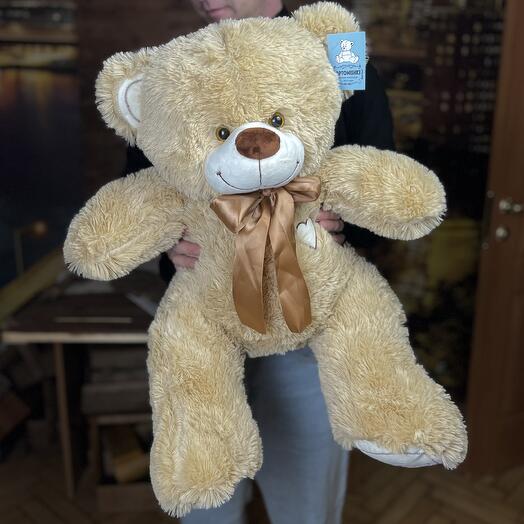 Плюшевый медведь Алекс 80см кофейный