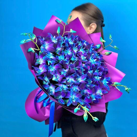 Букет Ты мой Космос. Монобукет 504. Leoraflowers