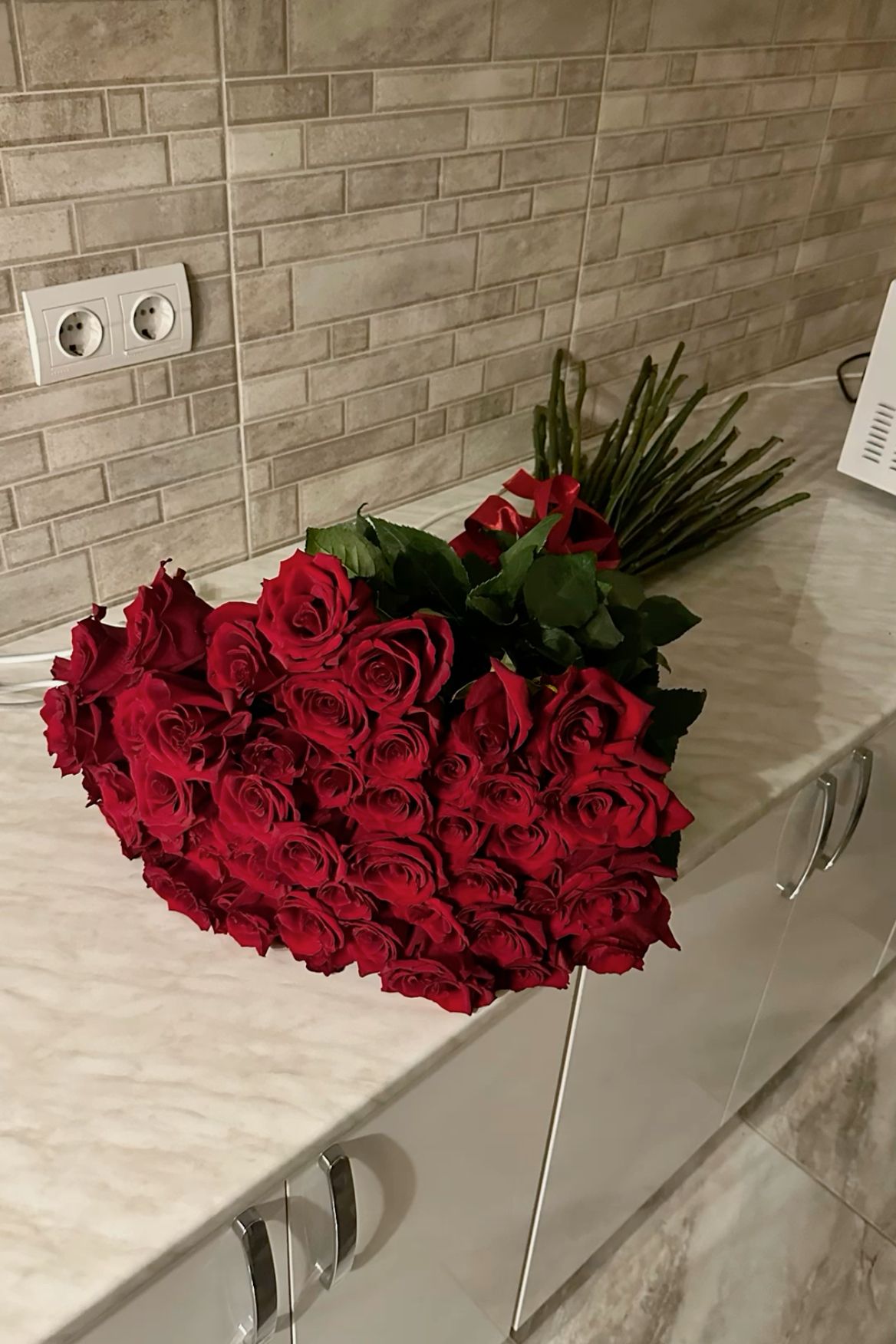 101 красная роза великолепная 💖🌹