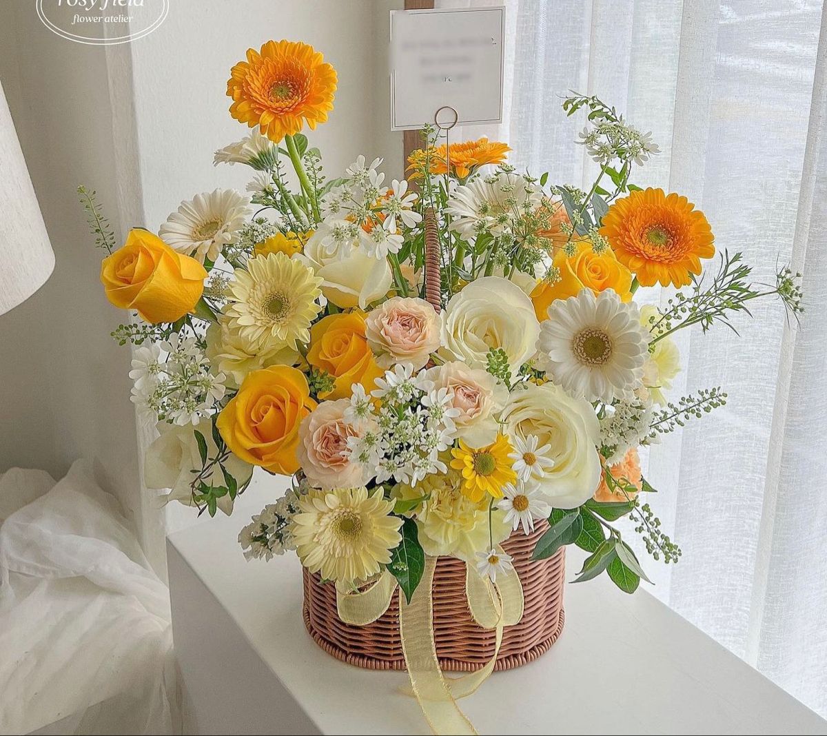 Summer flower basket 🌞