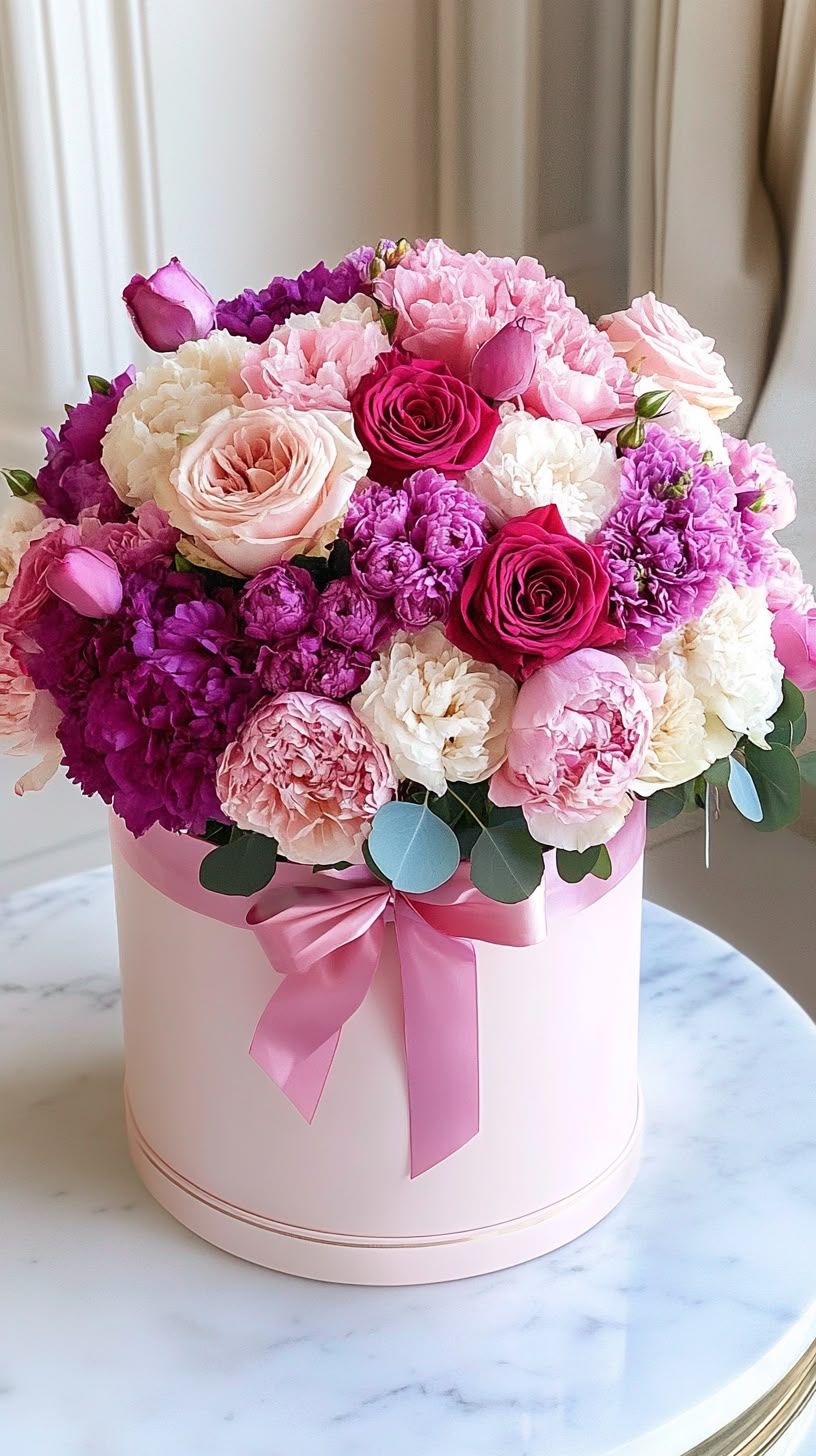 Elegant flower box 💮